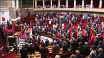 Minute de silence de l'Assemblée en hommage aux victimes des attentats