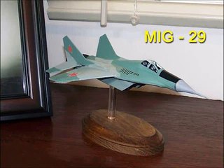 How to make a cool -  MIG - 29   Paper  Airplane Model