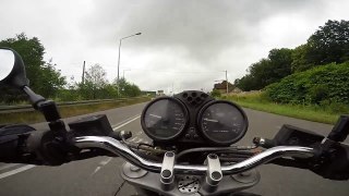 Ducati Monster 620 dark ride with gopro hero 4 HD. Poland S1 [e462]