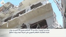 قتلى وجرحى في غارات للنظام على دوما بريف دمشق