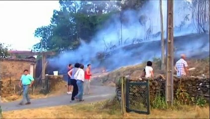 Canicule en Espagne : des incendies éclatent en Galice