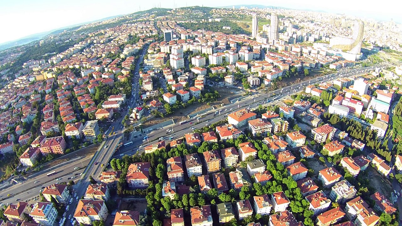 acıbadem kuruçeşme  250 metreden havadan kuş bakışı 30.06.2015-4