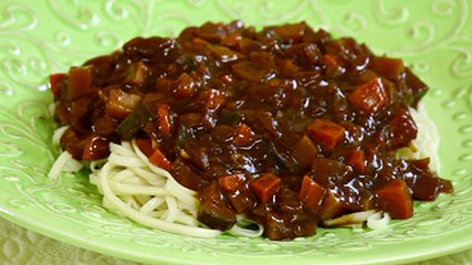 Korean Black Bean "Jajangmyeon" Noodles