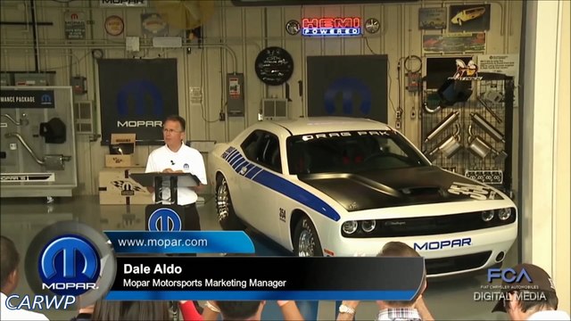PREMIERE Dodge Challenger Drag Pak 2015 Compressor 354 Hemi 5.8 V8 @ 60 FPS