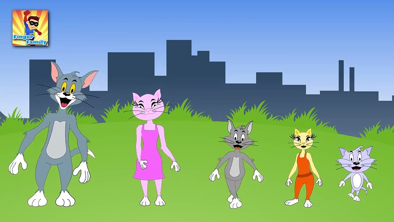 Tom And Jerry Cartoon Finger Family Nursery Rhymes For Children