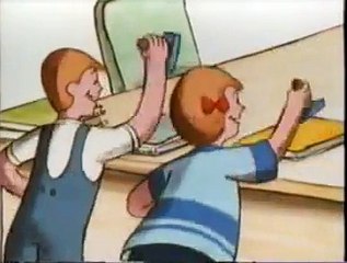 Curious George Goes to the Library (Old Cartoon 1980s)