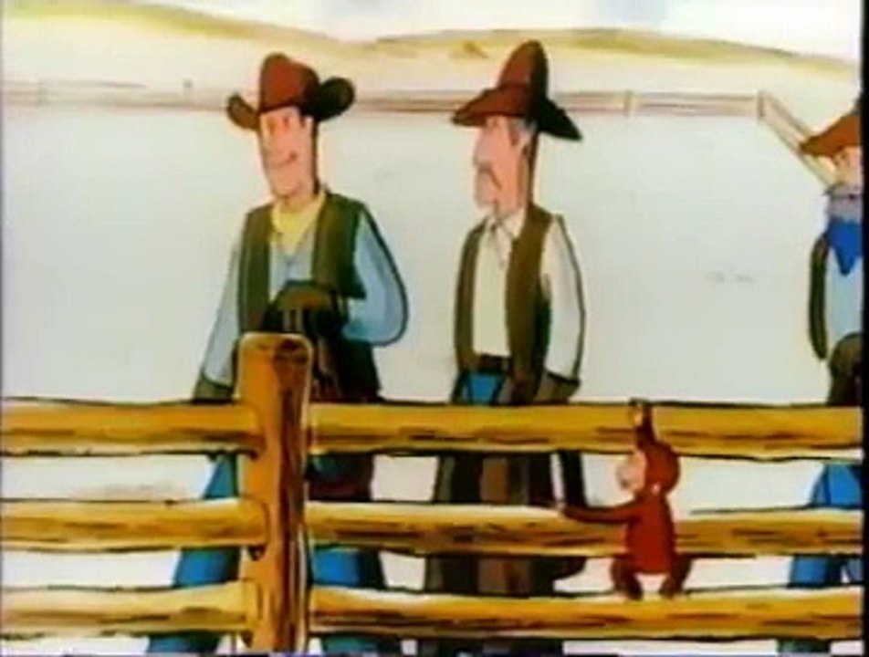 Curious George Goes to a Ranch (Old Cartoon 1980s)