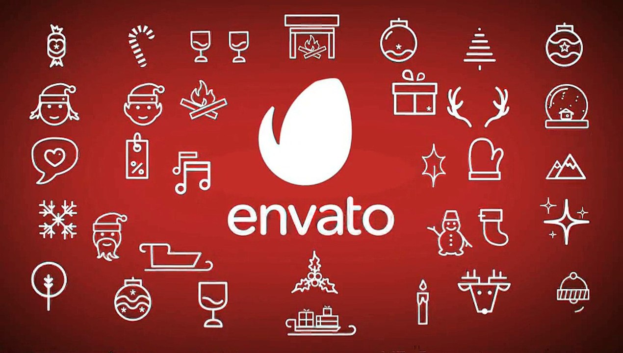 After Effects Project Files - 63 Christmas Icons + Logo Reveal - VideoHive 9601746