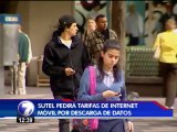 SUTEL anuncia que tarifa de internet móvil postpago se cobrará por descarga