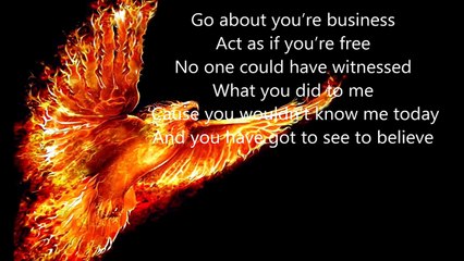 Rise Like a Phoenix - Conchita Wurst (Lyrics)
