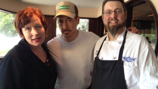 Robert Downey Jr. Hits Altanta Hot Spots