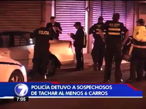 Balacera y persecución deja dos detenidos por tacha de vehículos