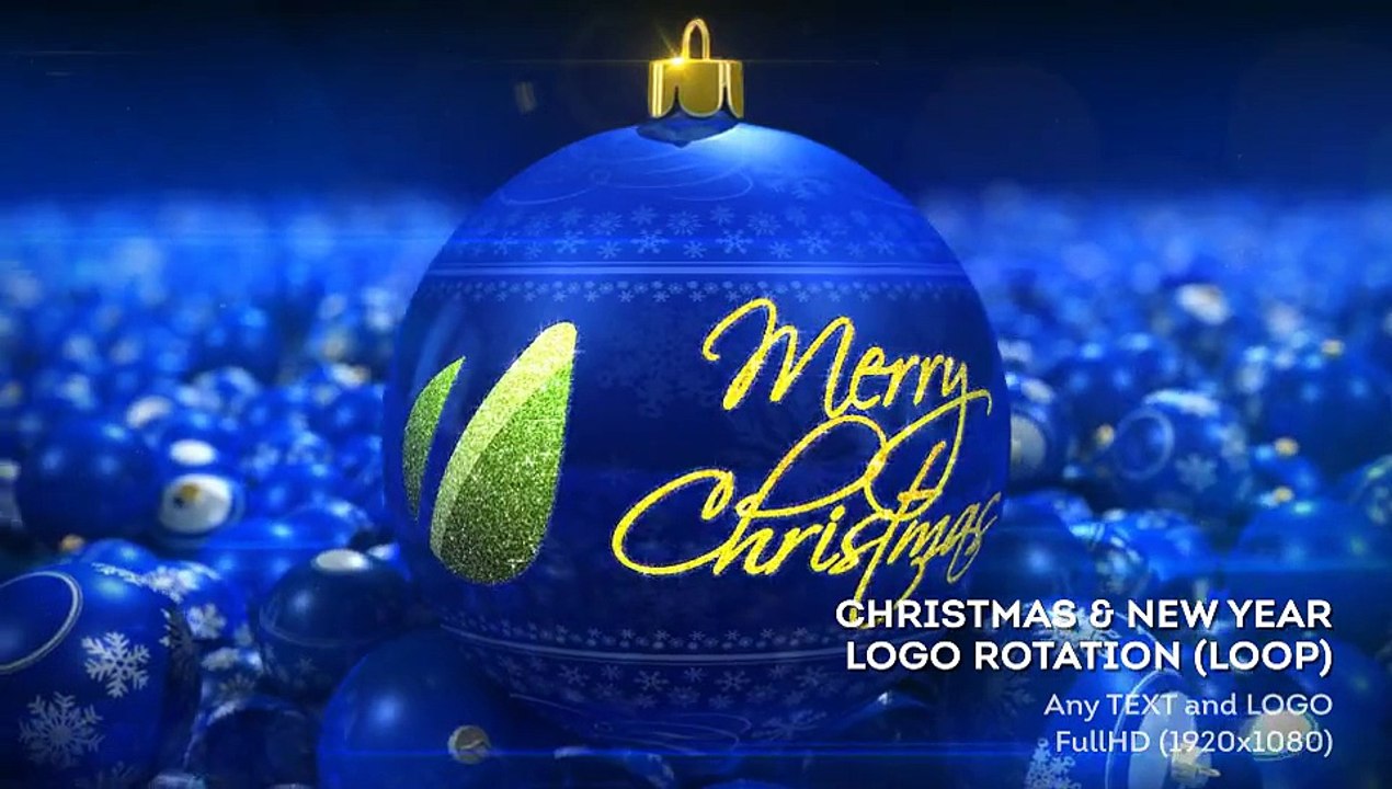 After Effects Project Files - Christmas Logo Rotation - VideoHive 9662838