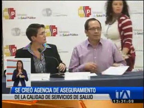 Se creó Agencia de Aseguramiento de la Calidad de Servicios de Salud