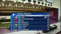 Kim (KOR) Wins Women's 25m Pistol Shooting Gold -- London 2012 Olympics