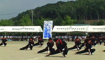 H20 鶴翔高校体育祭 応援団演舞　赤団