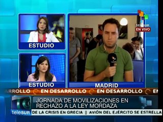 España: organizaciones se alistan para protestar contra Ley Mordaza