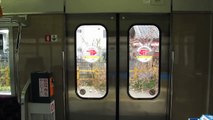 上信電鉄新型車両7000形　ドア開閉～走行～ドア開(人被りあり)
