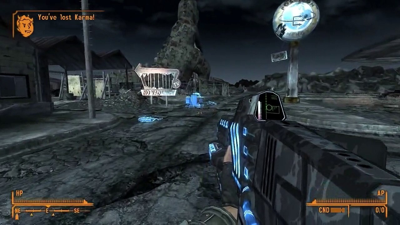 FALLOUT NEW VEGAS EASTER EGG SUPER SECRET WEAPON COMBINATION