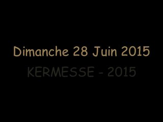 KERMESSE des écoles - 2015