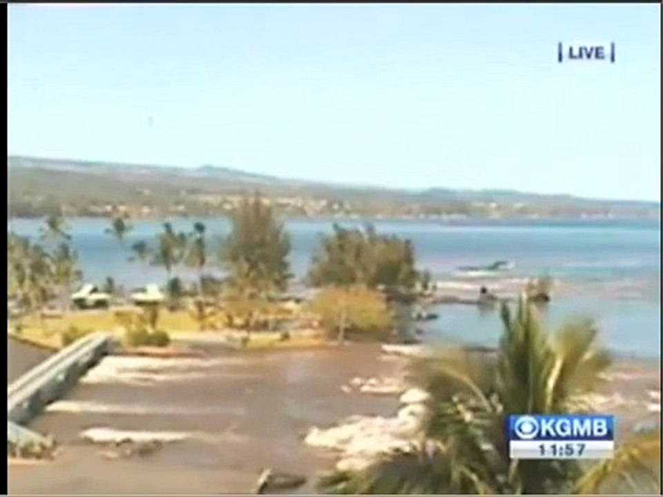 2010 Hawaii Tsunami - Hilo Bay
