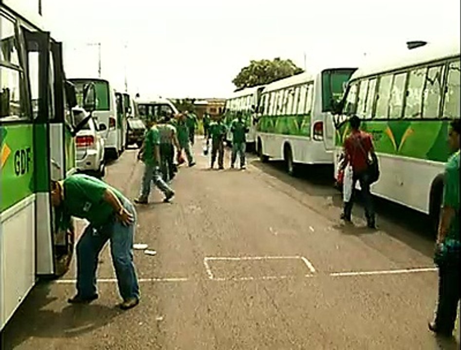 Paralisação microônibus