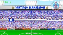 Real Madrid v Barcelona 3 1 El Clasico 25 10 2014 Goals,highlights,Pepe, Benzema, Ronaldo, Cartoon