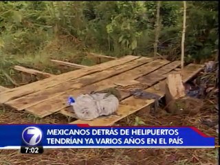 Fiscalía confirma ligamen de cartel narco mexicano con helipuertos descubiertos
