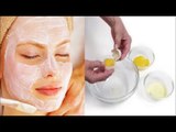 Egg white mask for oily and acne prone skin!