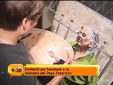 Joven pintor costarricense regalará una obra al Papa Francisco