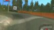 Finnish rally driver playing rally game