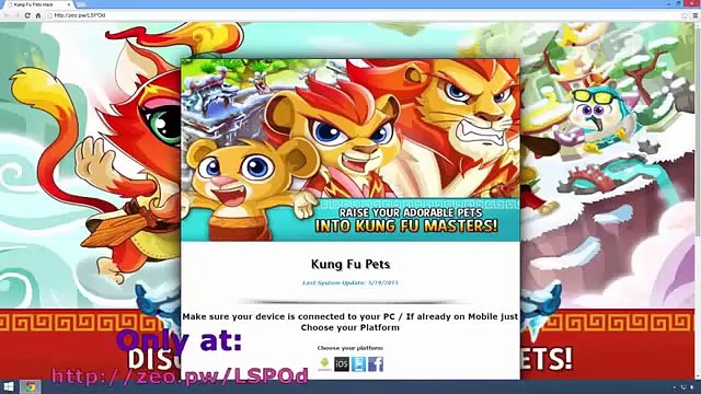 Tutorial for Kung Fu Pets Hack - Kung Fu Pets Cheats