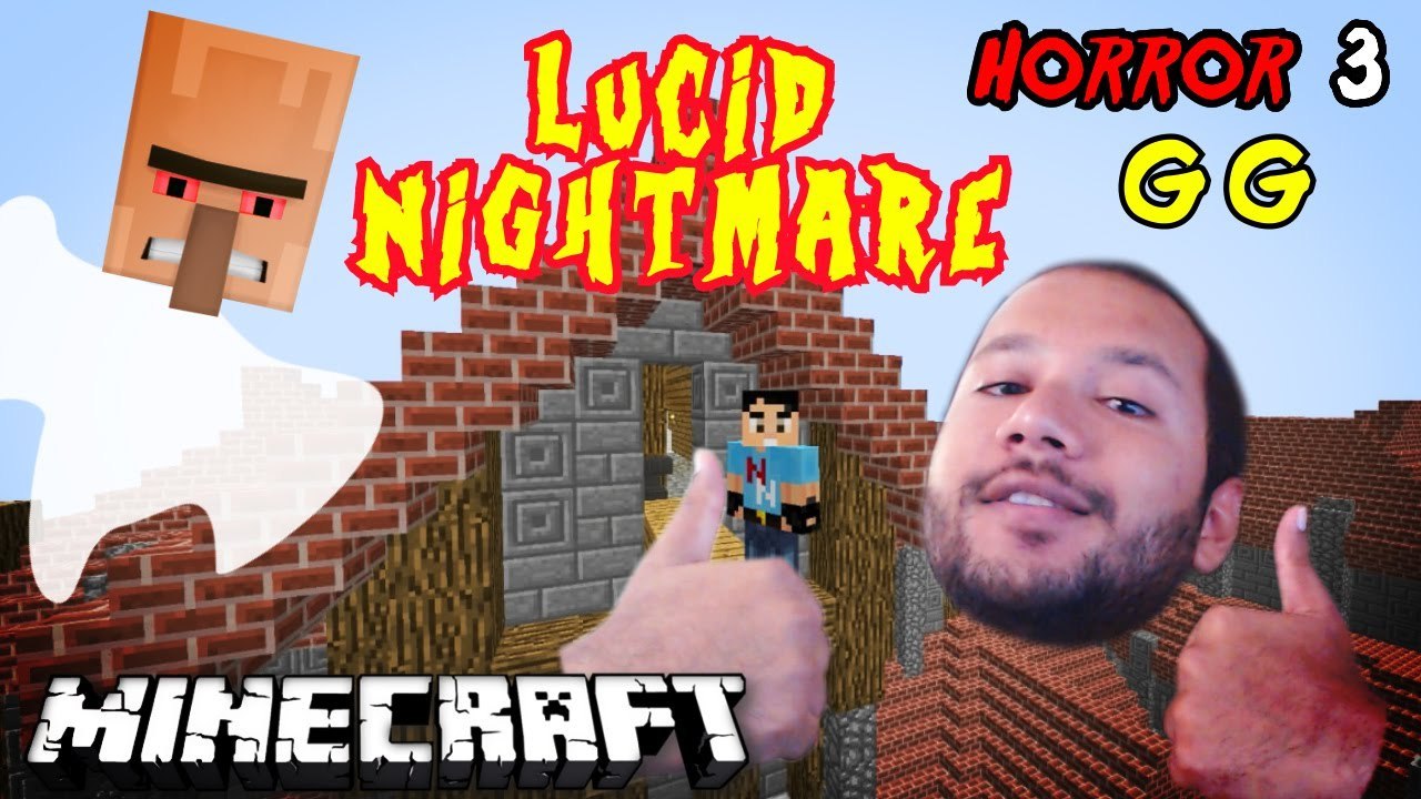 Minecraft Jump Scares BEST HORROR Ending Ever LUCID NIGHTMARE Part 3 NikNikamTV