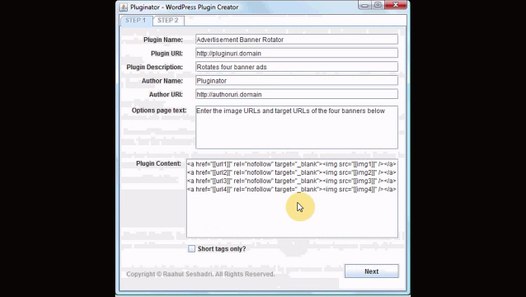 Wordpress Plugin Creator Create A Banner Ad Rotator Plugin