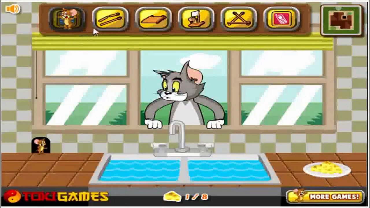 Tom and Jerry -- Cartoon War Cheese Game  -- Tom and Jerry 2015 Cartoon Games for Kids