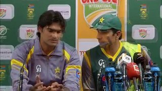 MOM Mohammad Irfan speaks to the Press after the 2nd ODI, South Africa v Pakistan, 16 March 2013 - YouTube