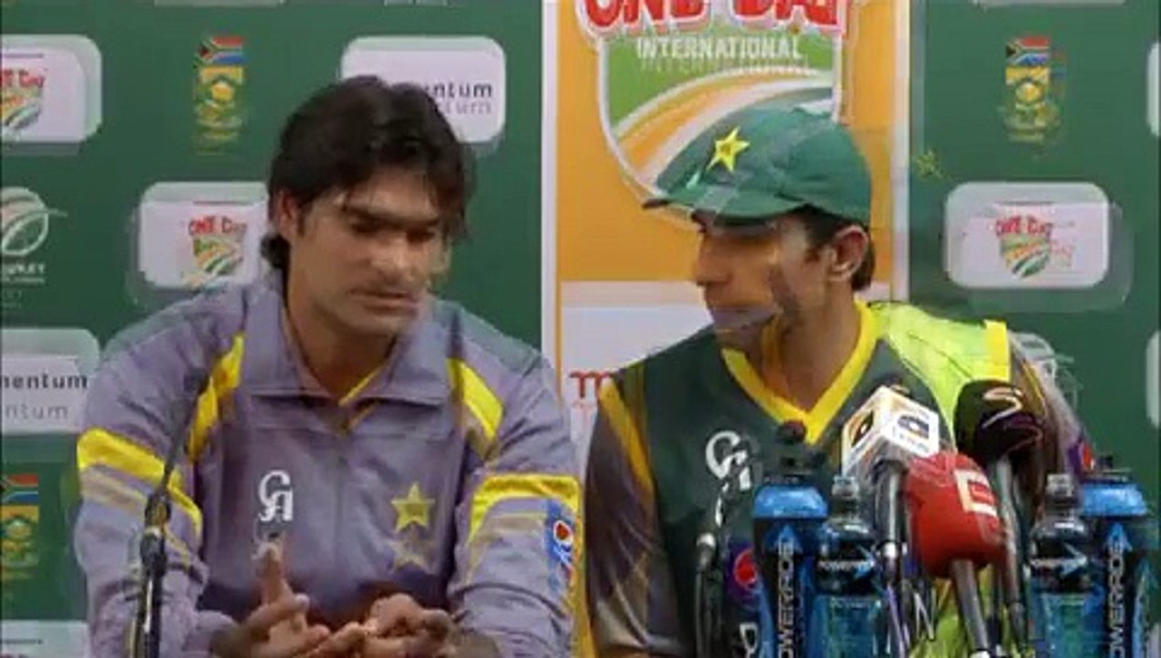 MOM Mohammad Irfan speaks to the Press after the 2nd ODI, South Africa v Pakistan, 16 March 2013 - YouTube