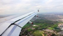 British Airways Airbus A320-232 G-EUUL Landing: Vienna to London Heathrow - BA 701