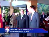 Entre reuniones y protocolo transcurre la visita del Príncipe de Asturias a Costa Rica