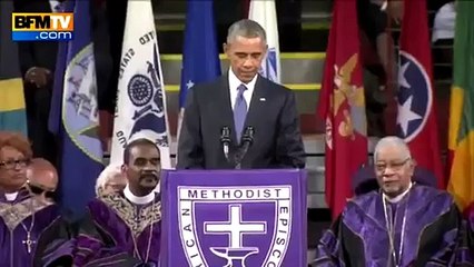 Amazing Grace chanté par Obama. Mon petit Hommage