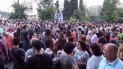 Demonstration calling for a 'NO' at referendum in Greece