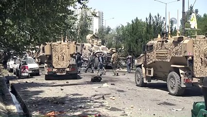 NATO convoy hit by blast in Afghan capital