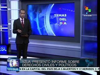 ONU reconoce a Venezuela por su lucha en defensa de DD.HH.