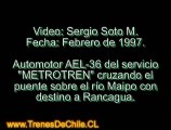 AEL-36 con destino a Rancagua cruzando puente Maipo - Feb.97