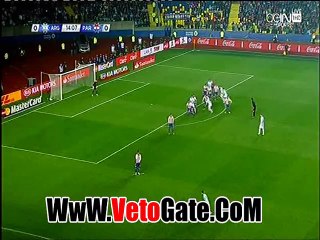 "ماركوس روخو"يتقدم بالهدف الاول لـ الارجنتين فى باراجواى