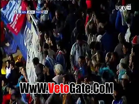 باستوري يتقدم بالهدف الثانى لـ الارجنتين امام باراجواى