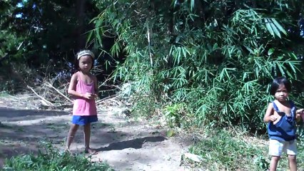 Native village in the Philippines mountains.
