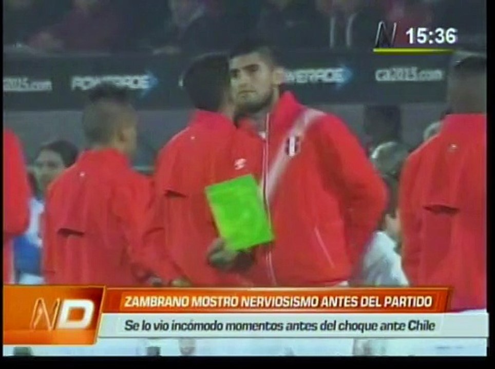Selección Peruana: ¿qué hizo Carlos Zambrano cuándo se entonó el himno chileno?