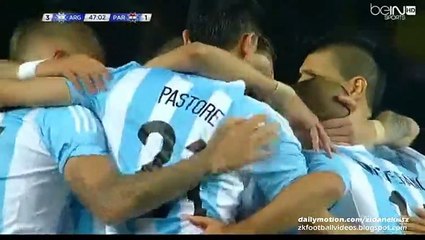 3-1 Ángel Di María Counter Attack Goal | Argentina v. Paraguay 30.06.2015