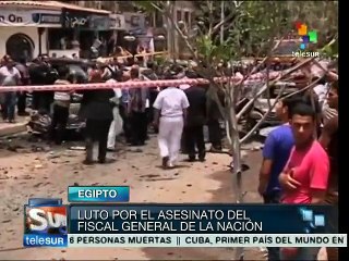 Luto en Egipto por el asesinato del fiscal general